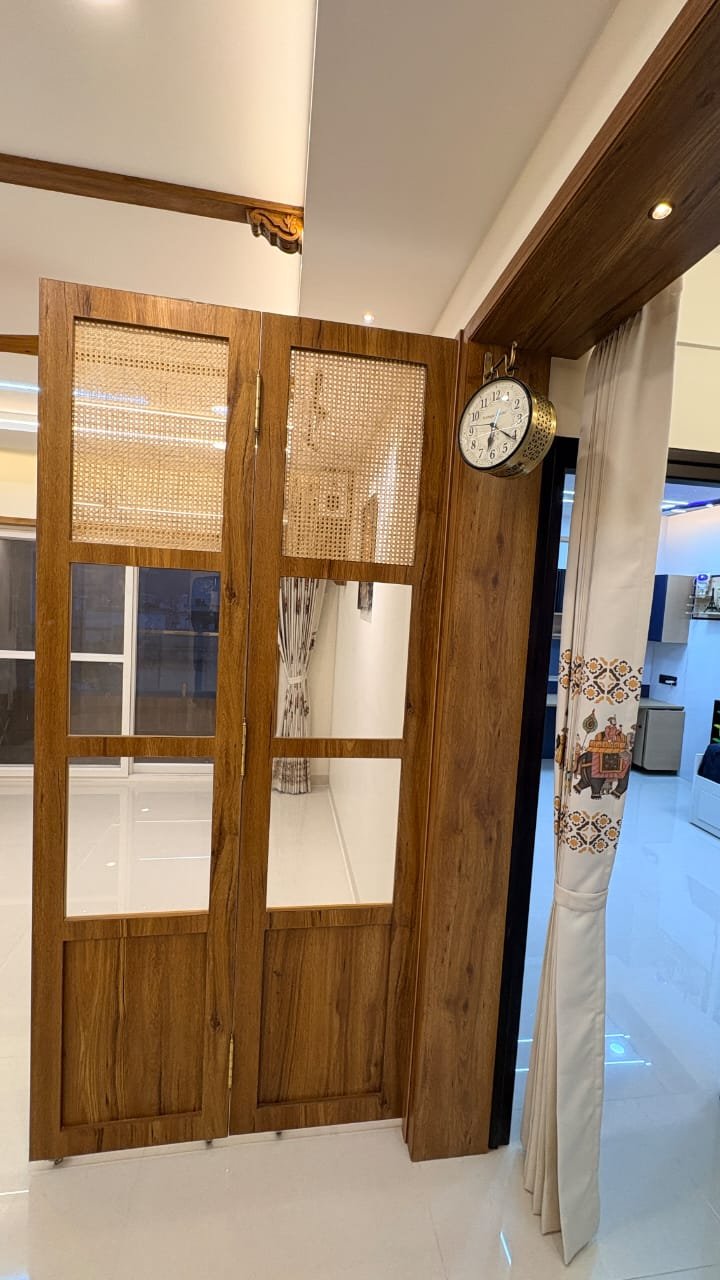Traditional Wooden Foyer & Passageway Interior